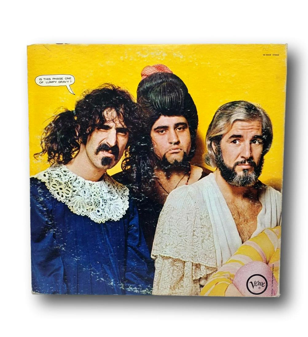 Frank Zappa and The Mothers Of Invention: 1968: We're Only In It For The Money V65045X:  Frank Zappa - We're Only In It For The Money 1968; Blue Verve label V6 - 5045. Gatefold sleeve with liner notes. In the text balloon on the cover Frank Zappa Says "Is This Phase One Of Lump