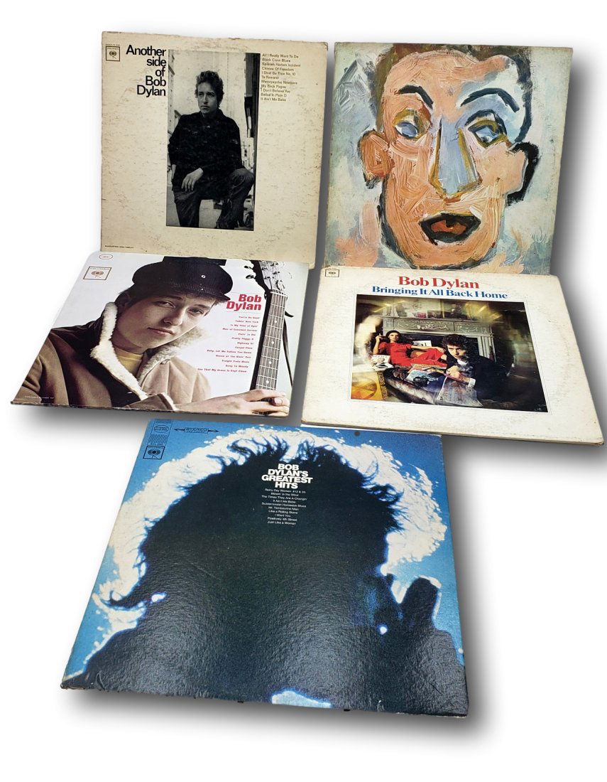 Bob Dylan 5 Album Vintage Vinyl Lot: Mono and Stereo (1 of 10)