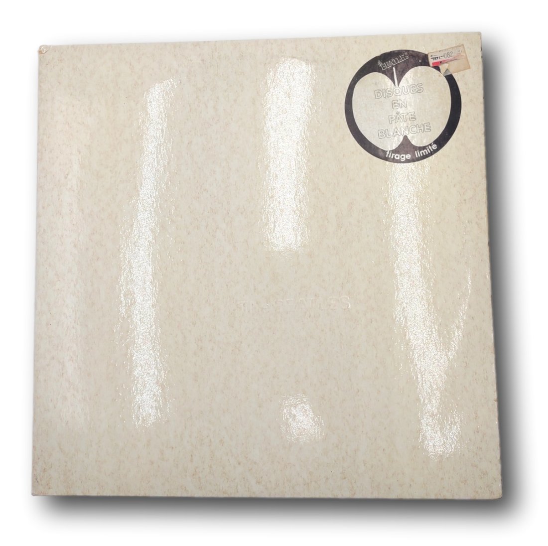 RARE: Beatles White Album 1978 France Limited Edition White Vinyl SMO 2051/52: PRISTINE:Original vintage French white vinyl pressing with original cream parchment style cover and records in near mint condition (especially rare to find one this nice). Original folded poster and f