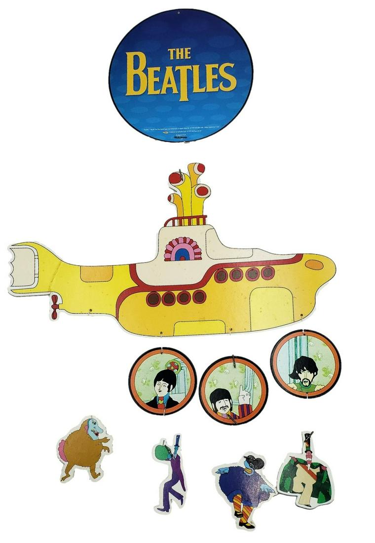 Rare Beatles Yellow Submarine Retail Hanging Mobile (1 of 5)