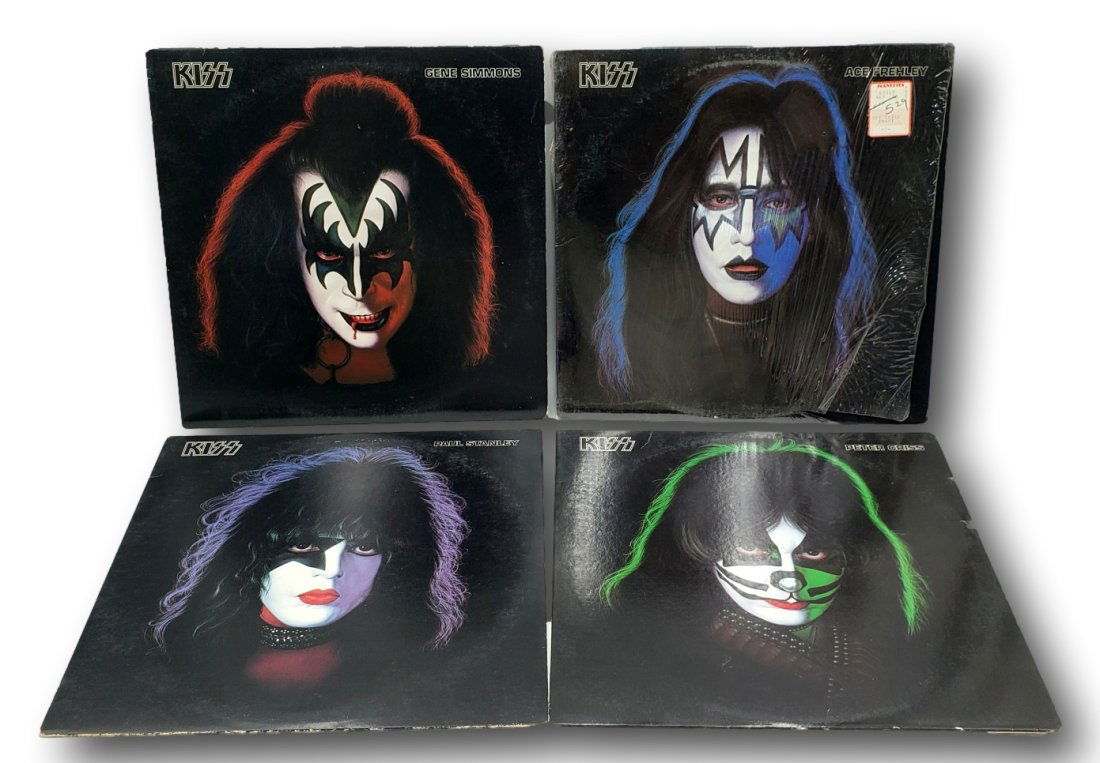 All Four KISS Solo Albums: 1978: Ace Frehley: Paul Stanley: Gene Simmons: Peter Criss (1 of 11)
