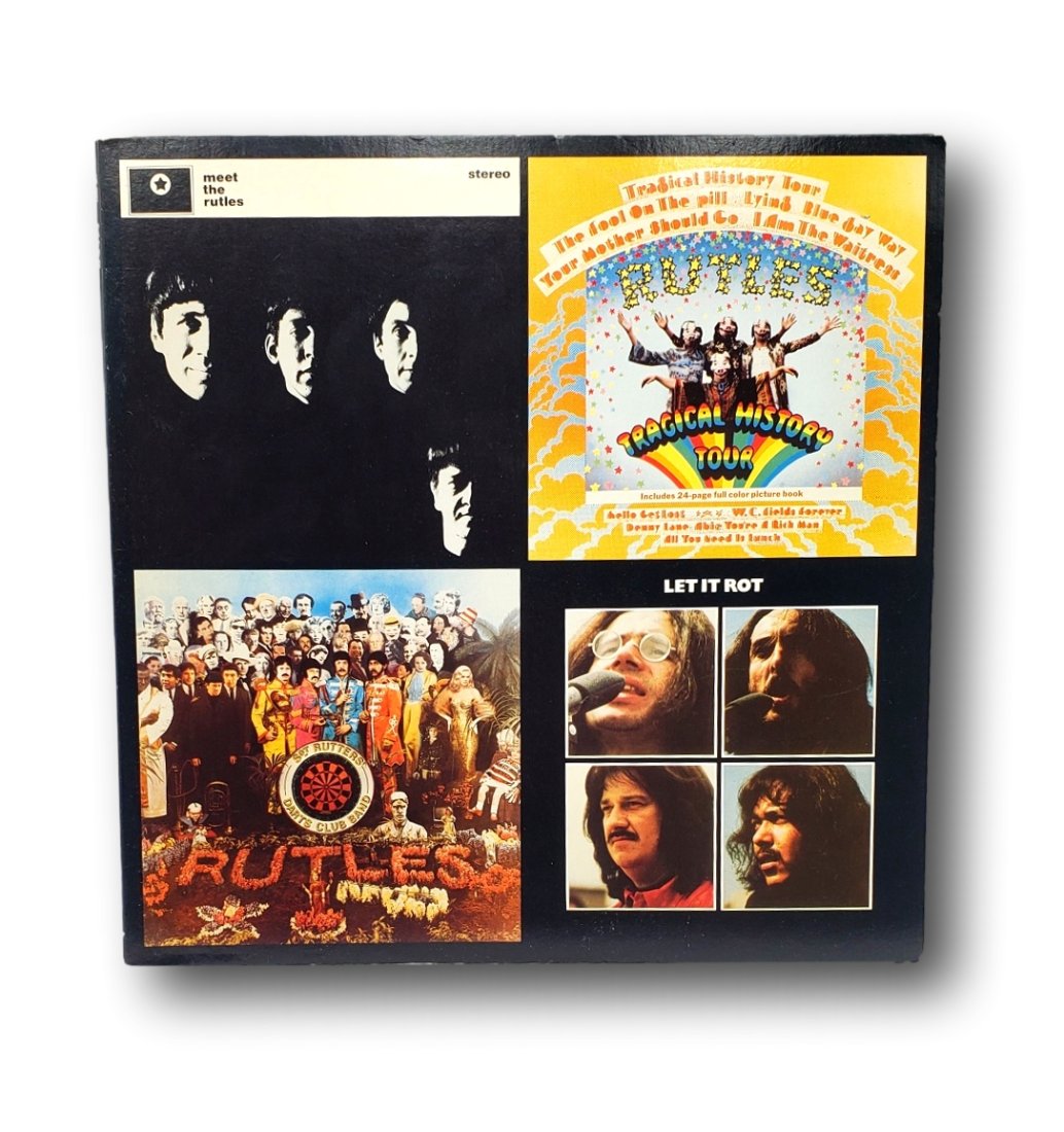 The Rutles - Meet the Rutles - 1978 Warner Bros. HS 3151 LP Vinyl: The Rutles - Meet the Rutles - 1978 Warner Bros. HS 3151 LP VinylThe Rutles is a soundtrack album to the 1978 telemovie All You Need Is Cash. The album contains 14 of the tongue-in-cheek pastiches of 