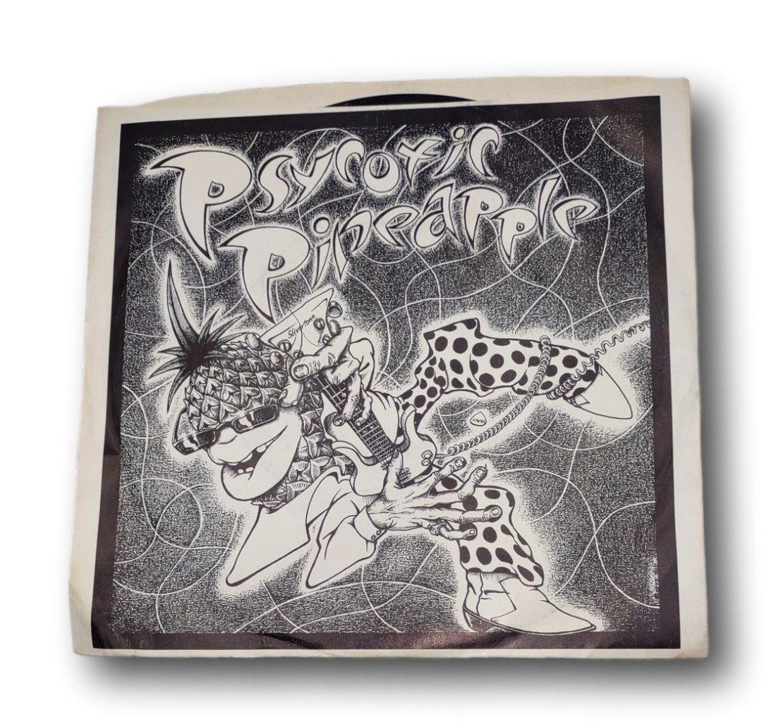 45 RPM: Psycotic Pineapple â€“ I Want Her So Bad on Pynotic ( No Cat. Number): Band Profile: Psycotic Pineapple was a Berkeley band (1979-1980) that featured John Seabury (bass), Alex Carlin (keyboards), Dave Seabury (drums), and Henricus Joseph Holtman (guitar). Their flyers ha