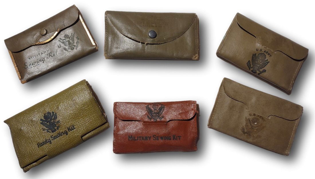 WW2 Small Folding Sewing Kits:6 (1 of 8)