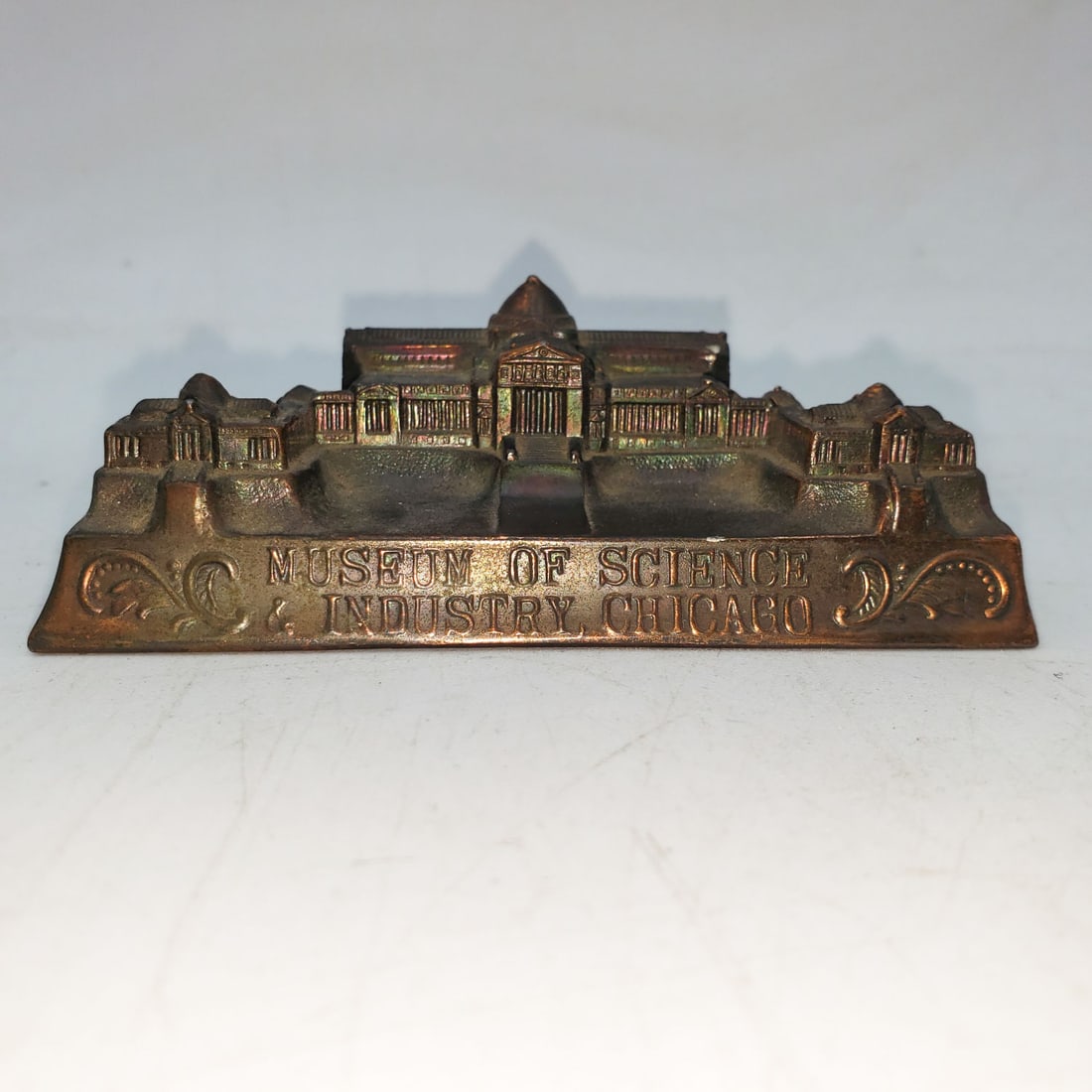 Museum of Science & Industry, Chicago Souvenir Building Metal Scarce Paperweight (1 of 4)
