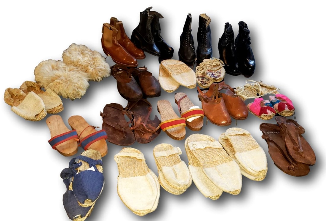 20 Pair of Caribbean & South American Vintage Shoes from the Traphagen Museum (1 of 6)