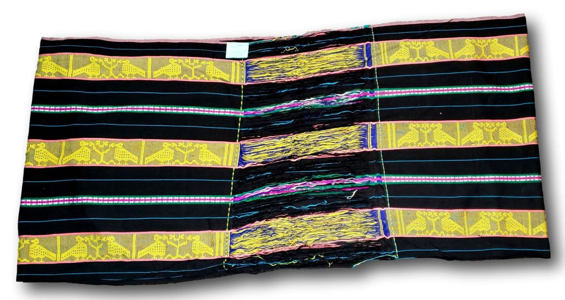 Vintage Indonesian Birds and Tree Textile: Temple Wrap / Sarong / Shawl (1 of 2)