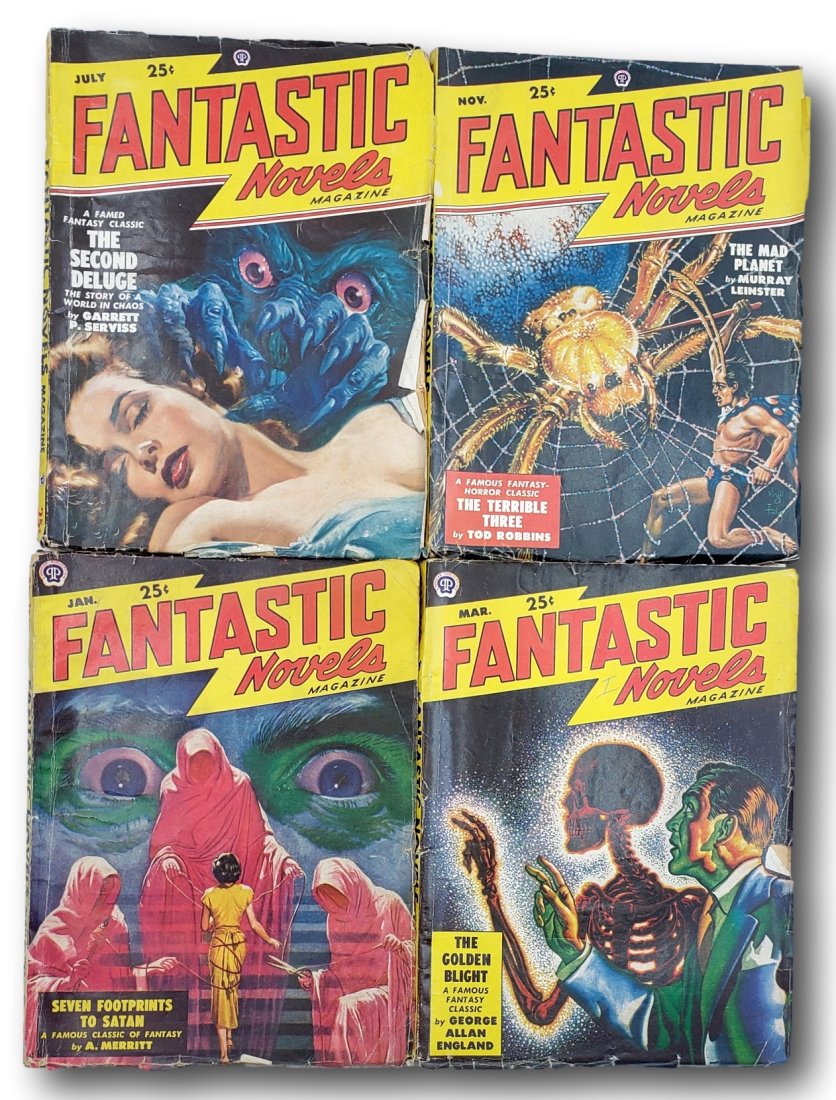 1948-1949 Fantastic Novels Magazine Lot (4) (1 of 4)