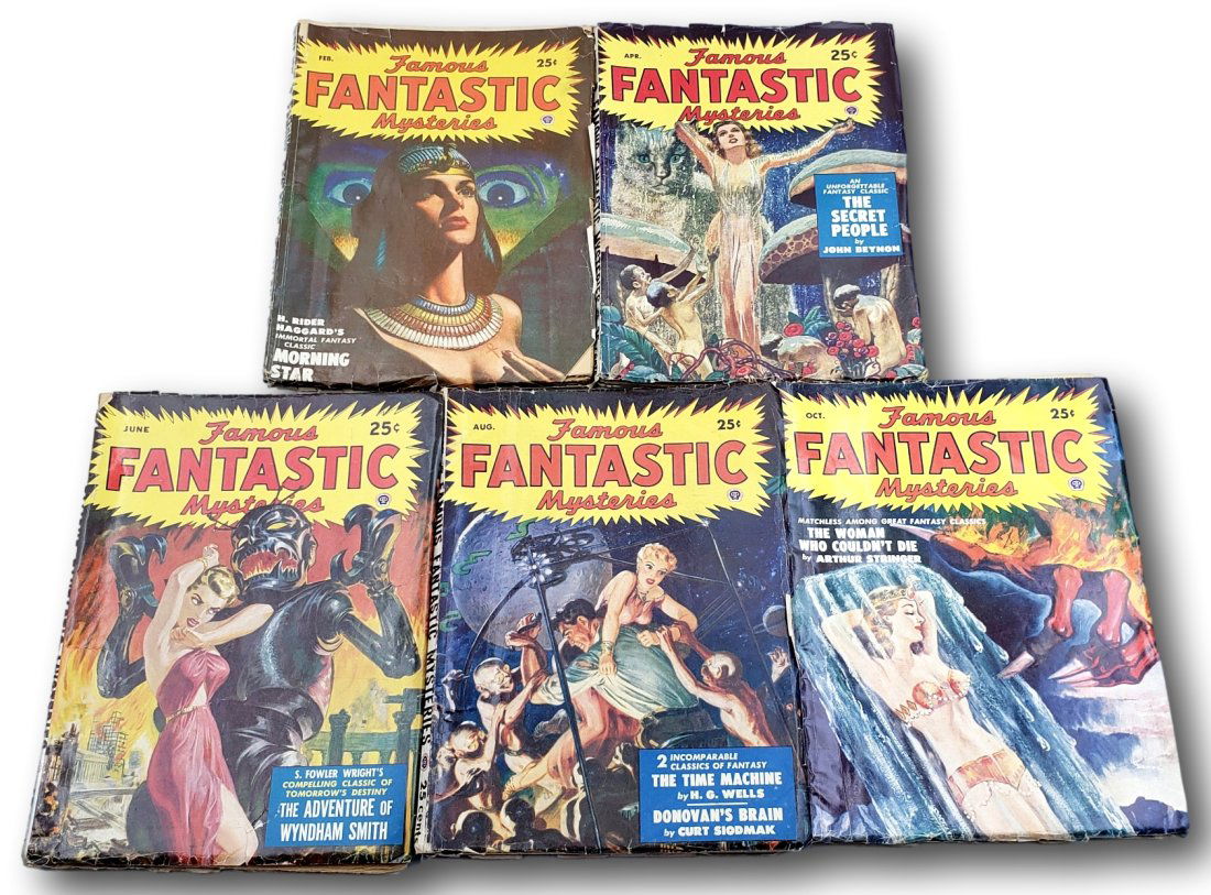 Five 1950 Famous Fantastic Mysteries (1 of 4)