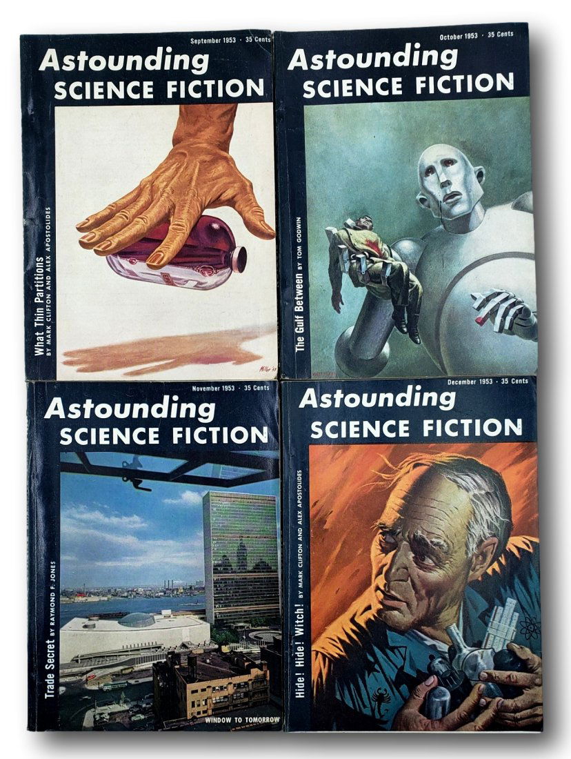 1953 Astounding Science Fiction Lot - Queen Cover Inspiration (1 of 4)