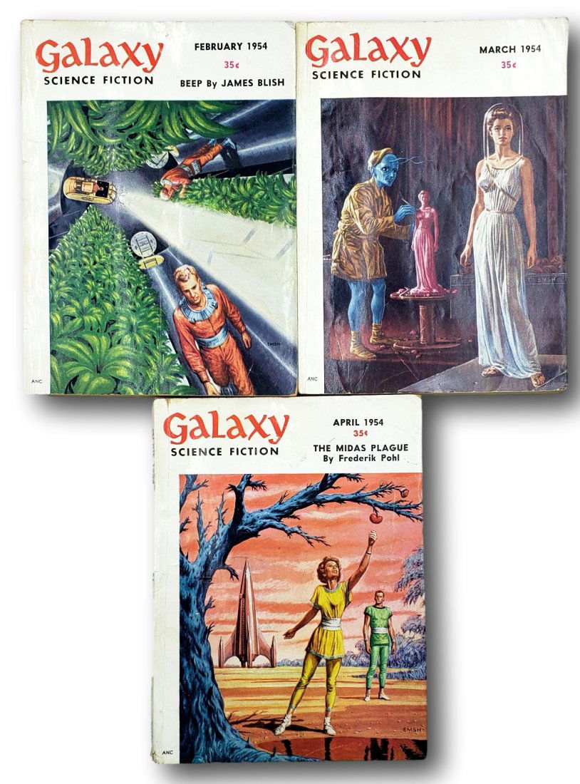 Galaxy Science Fiction 3 1954 Issues (1 of 4)