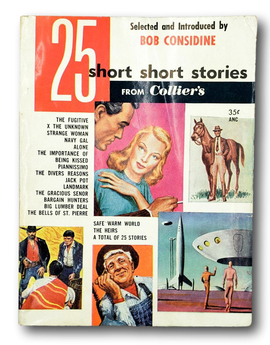 25 Short Stories #1 1953 - Flying Saucer-Rocket Cover (1 of 4)