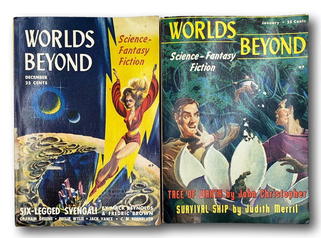 Worlds Beyond Vol. 1 & 2 Hillman Periodicals (1 of 4)