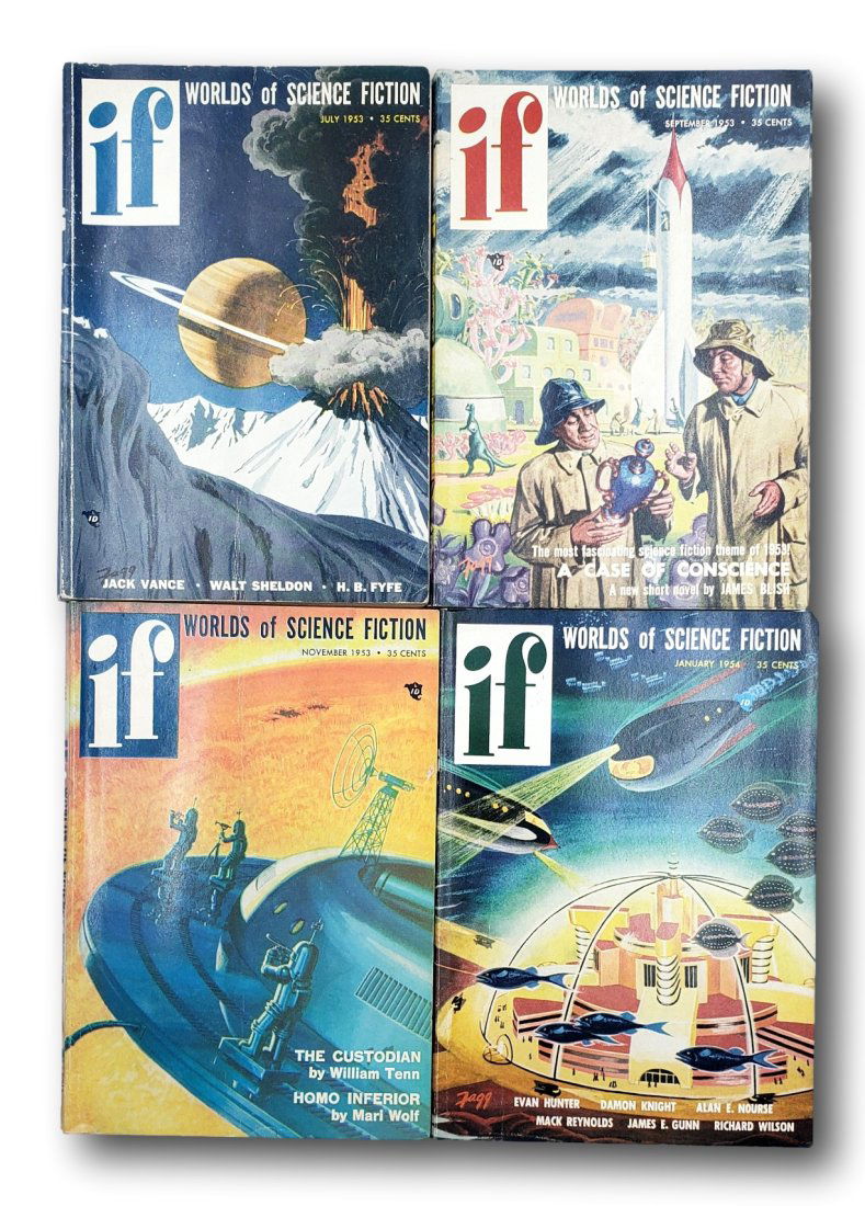 Lot of : if  Worlds of Science Fiction Four (1 of 4)