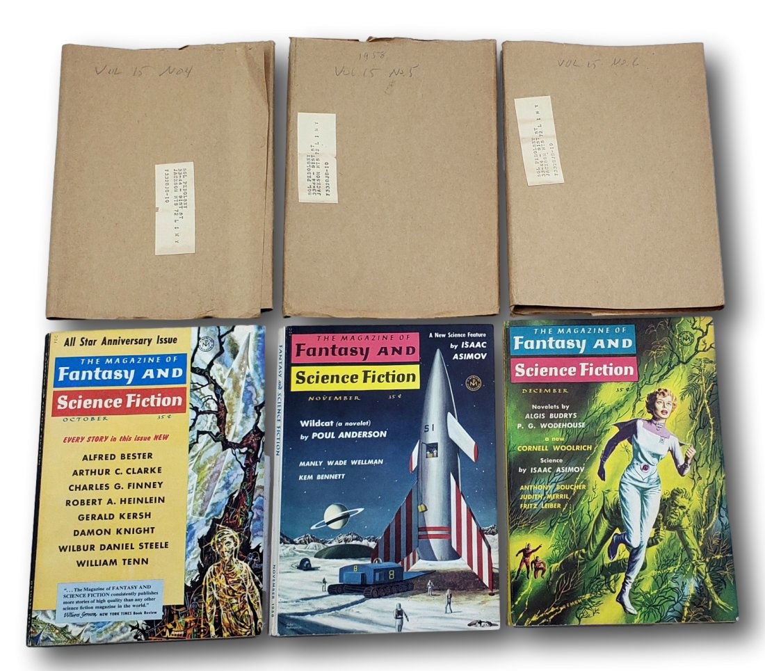 The Magazine of Fantasy and Science Fiction Vol 15, No. 4, 5, and 6 (1 of 5)