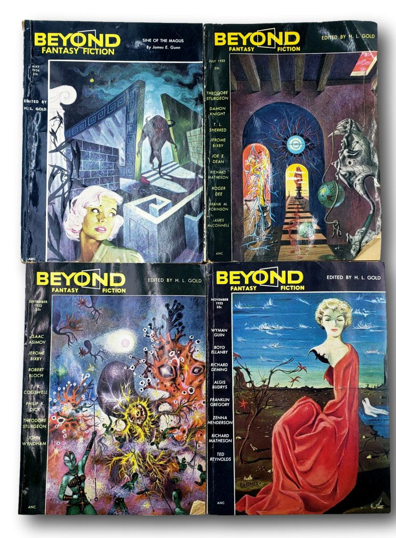 1953 - 1954 Beyond Fantasy Fiction Lot of 4 (1 of 4)