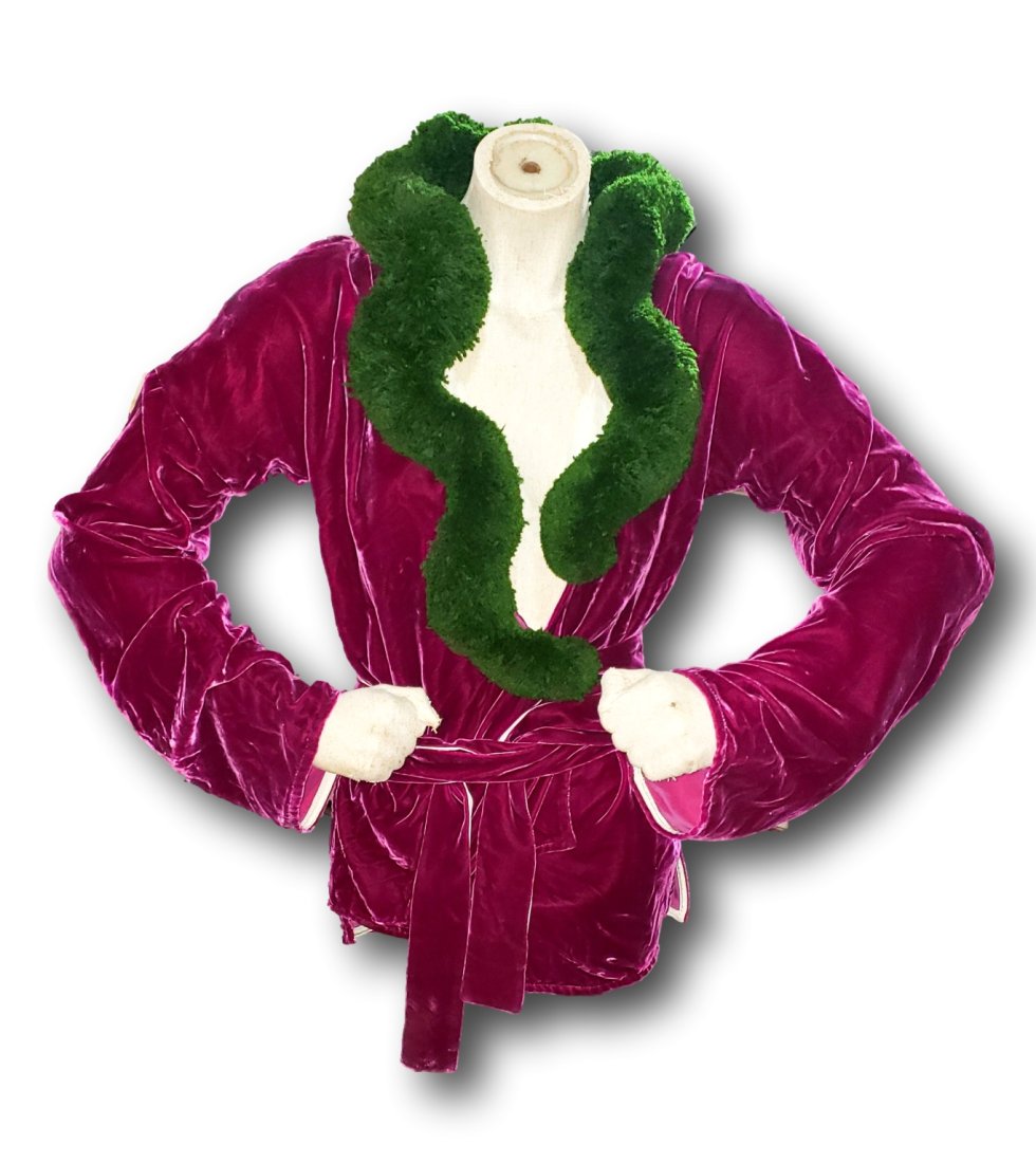 Jean Paul Gaultier Femme Couture Split Side Top - Size 6: Indulge in the luxurious fusion of bold design and tactile pleasure with this Jean Paul Gaultier Femme couture top. Crafted in sumptuous purple velour, this size 6 top exudes the avant-garde spirit of