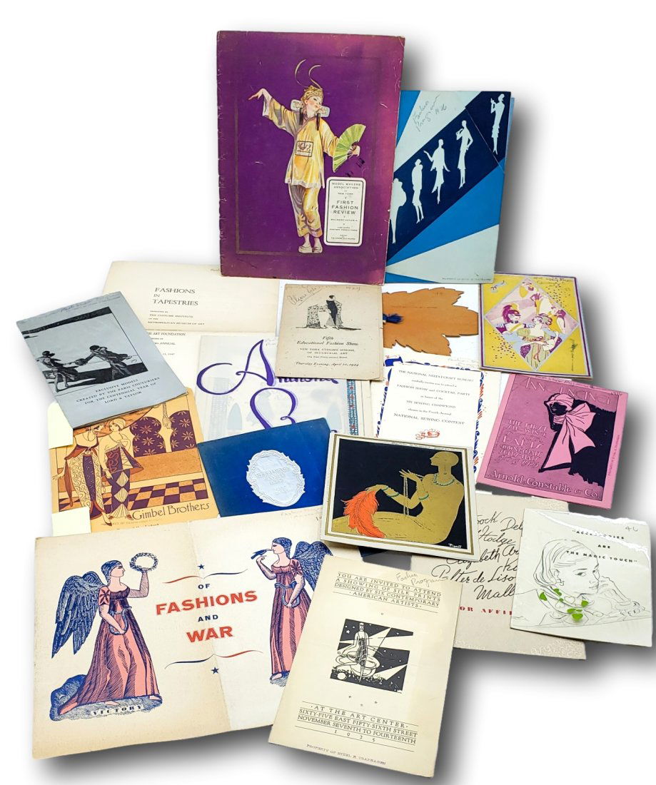 Collection of Early 20th Century Fashion Show Programs and Ephemera (1 of 11)