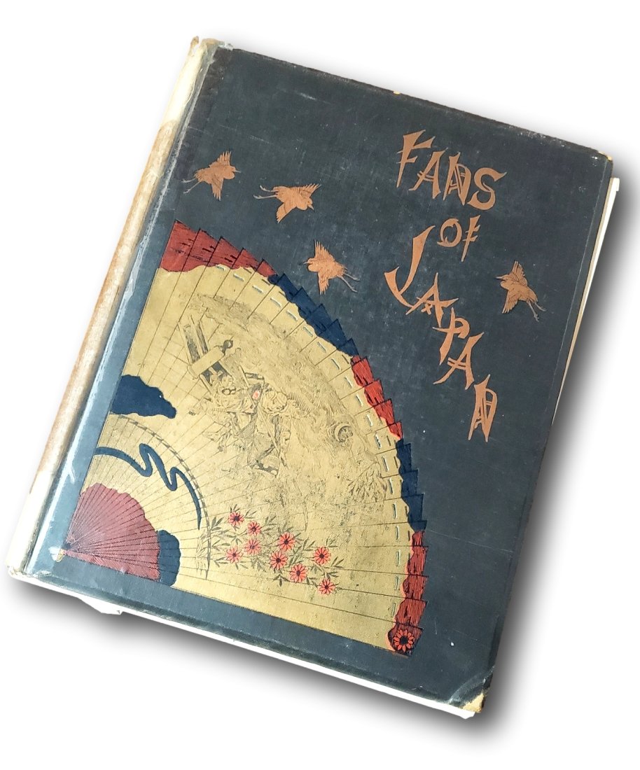 'Fans of Japan' by Charlotte M. Salwey (1894) - A Chromolithographic Journey into Japanese Fan Art: "Fans of Japan" authored by the esteemed Charlotte M. Salwey, and published in the year 1894 by the distinguished Kegan, Paul, Trench, Trubner, & Co. Ltd. This book is not merely a publication; it's a