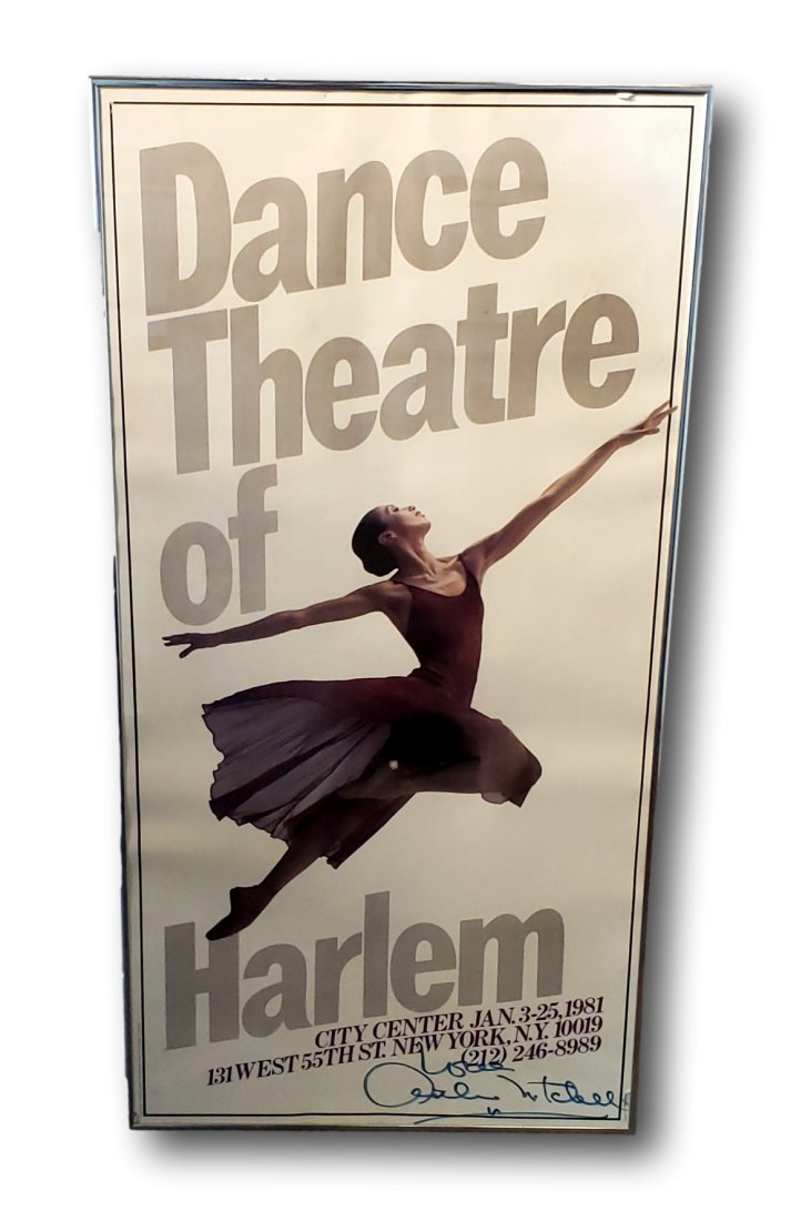 Dance Theatre of Harlem" – Original Signed Poster by Arthur Mitchell (1 of 3)
