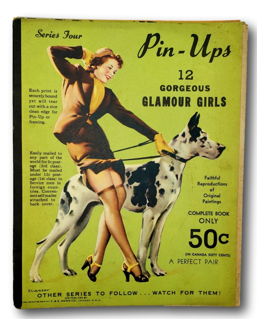 Series Four 'Palette-Able' Collection: 12 Pin-Up Glamour Girl Prints by Notable Artists: Capturing the spirit and sass of the 1940s, 'Series Four' of the 'Palette-Able' collection presents a captivating array of 12 pin-up prints. Each piece in this collection is a faithful reproduction of