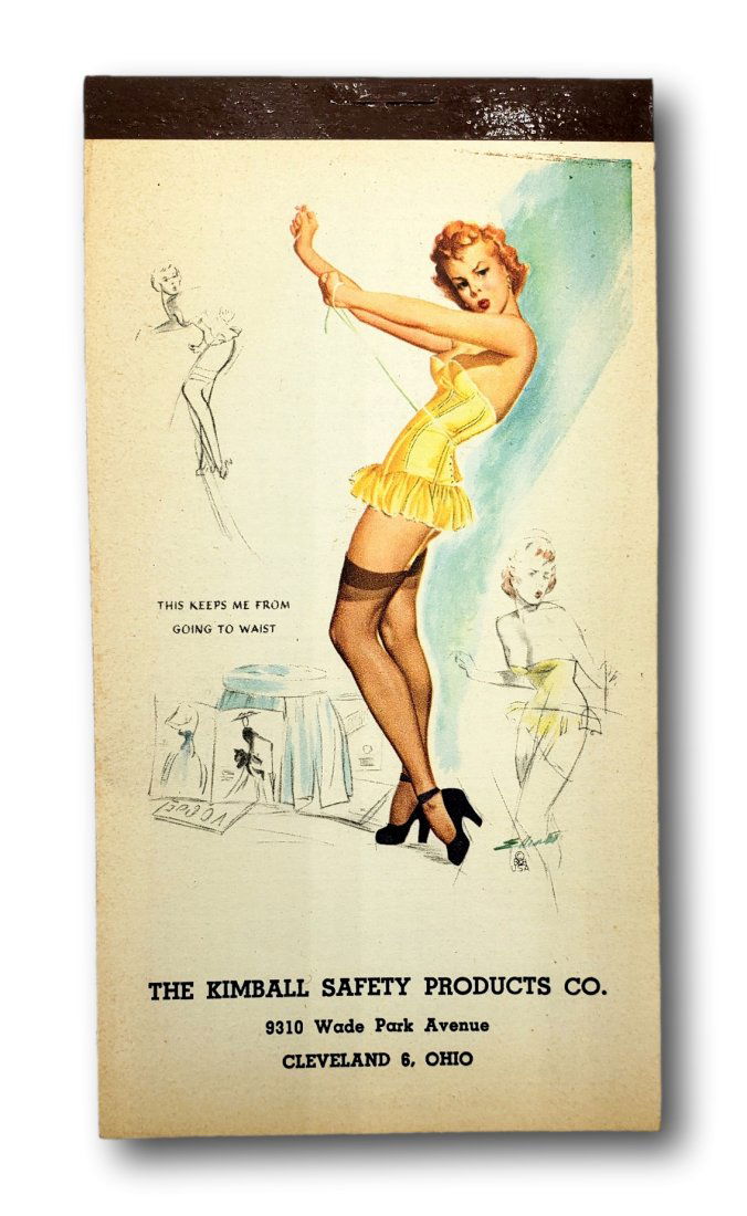 1950s Pin-Up Pocket Advertising Calendar (1 of 4)