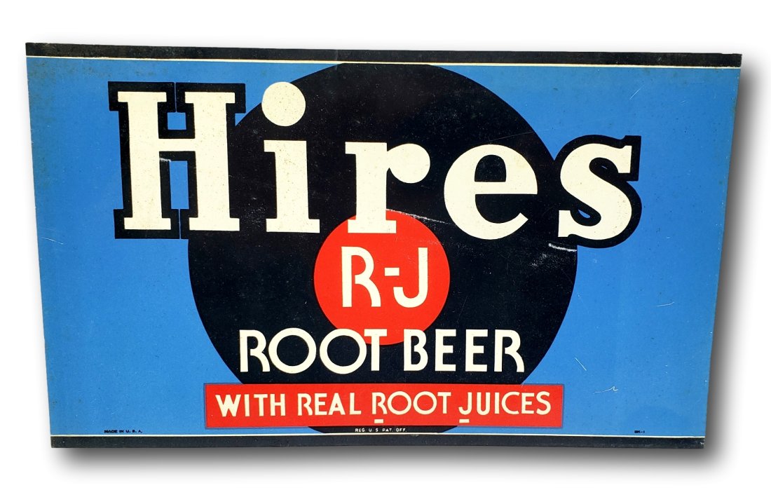 Classic Hires R-J Root Beer Vintage Tin Sign (1 of 5)