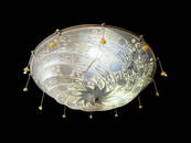 Mariano Fortuny-Inspired Scudo Saraceno Suspended Ceiling Pendant