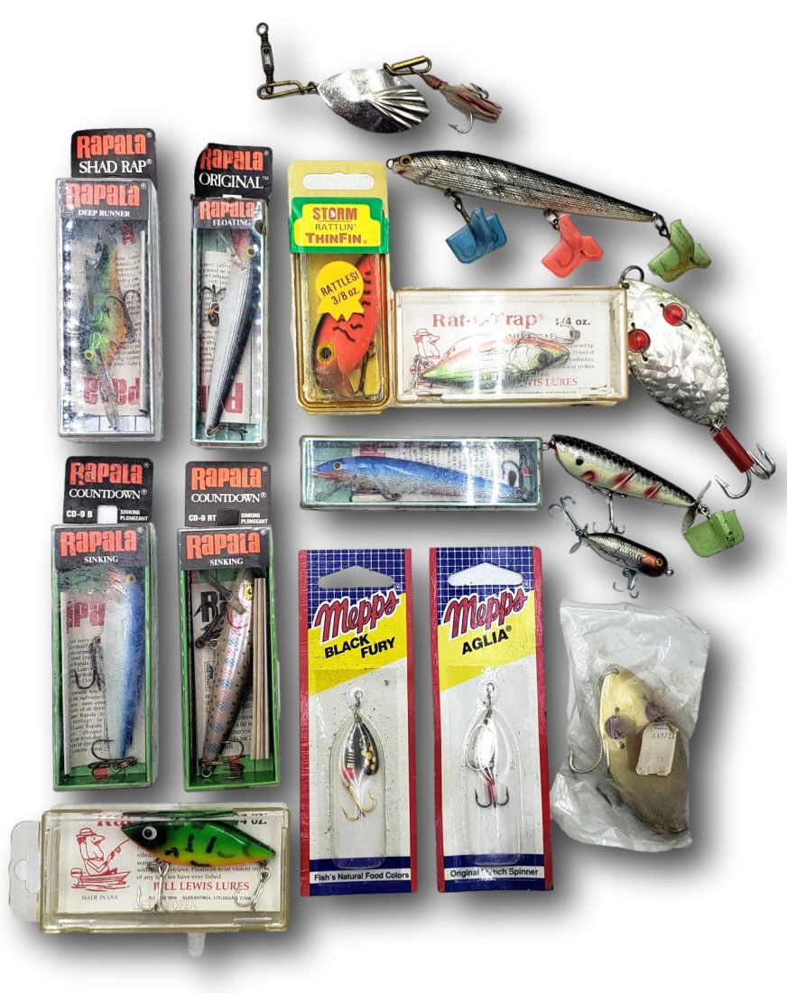 Vintage Fishing Lures Collection GM Skinner, Plus (1 of 6)