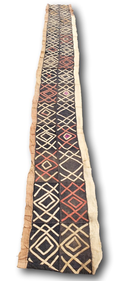 Traditional Geometric Kuba Cloth from the Democratic Republic of Congo (1 of 5)