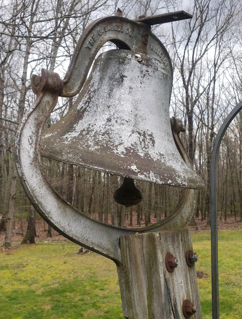 C.S. Bell Co No. 3 Plantation Bell w/ Yoke, 1886 (1 of 3)