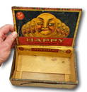 Extremely Rare Admiration Cigar Co.’s Happy Brand Cigar Box - Iconic