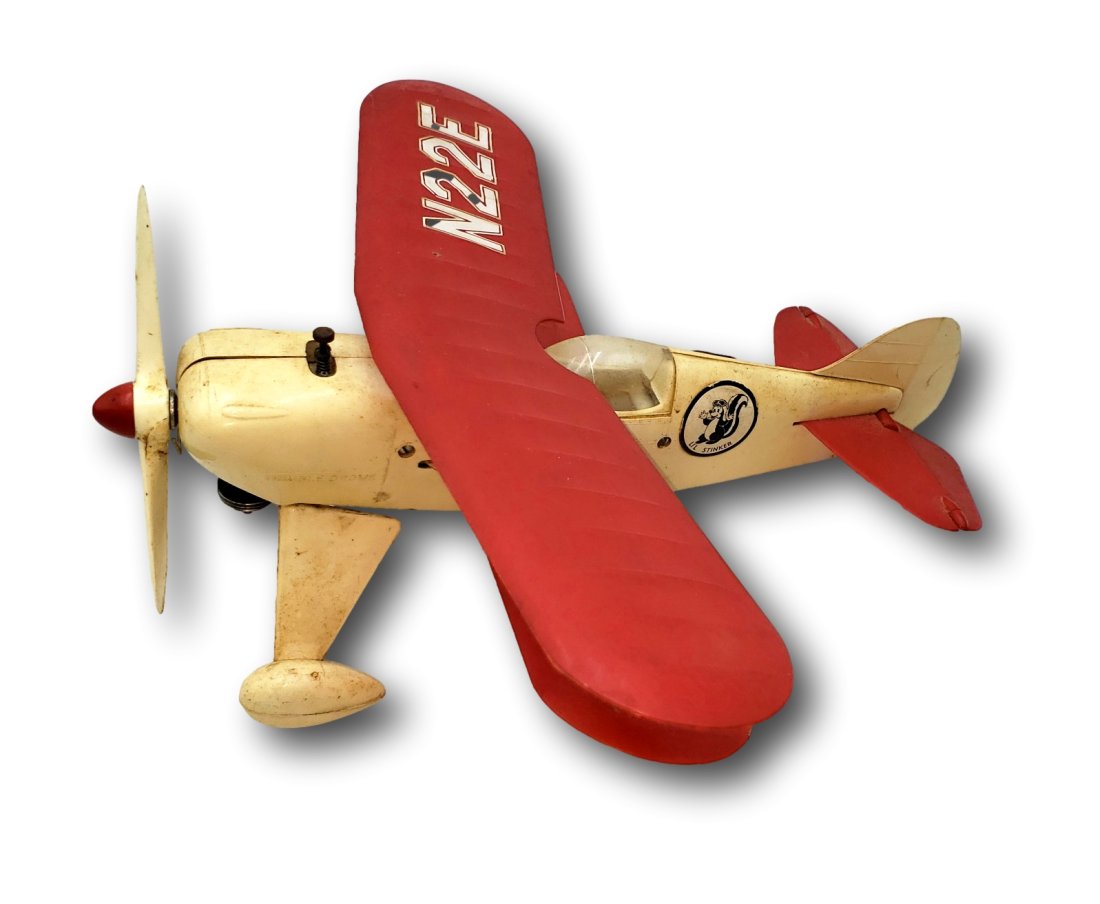 Cox Thimble Drome Control Line .020 Gas Little Stinker Bi-Plane Airplane (1 of 6)