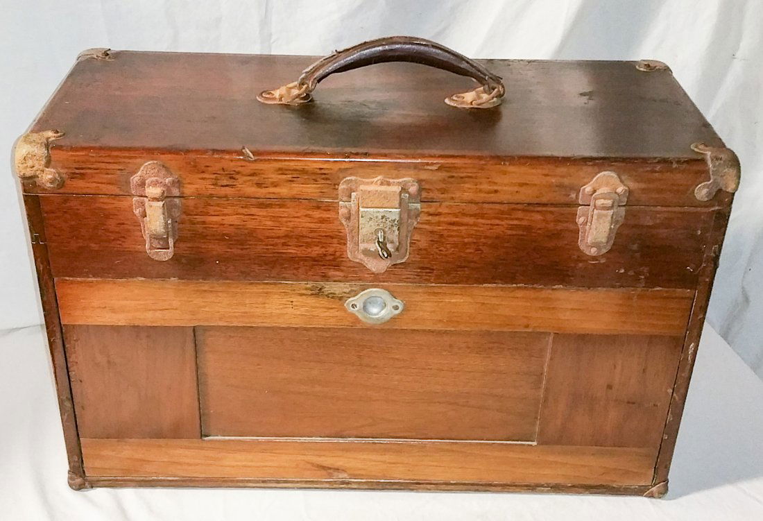 H Gerstner & Sons 7 Drawer Oak Machinist Chest (1 of 5)