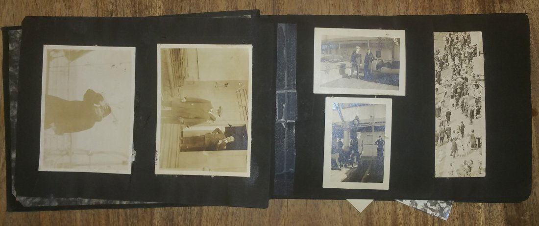 WW1 US NAVY SAILOR REAL PHOTO ALBUM (1 of 10)
