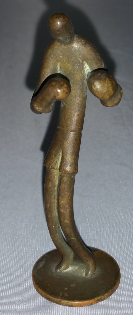 HAGENAUER BOXER FIGURE, AUSTRIA, SIGNED (1 of 3)