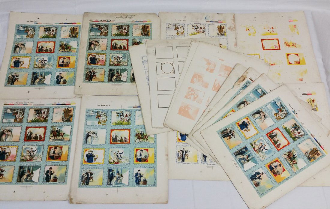 1910 PRINTERS PROOF TURKISH TROPHIES CIGARETTE CARDS (1 of 10)