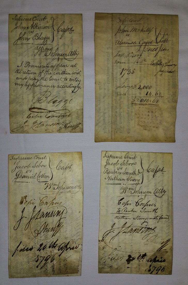 1700’S ASSORTED WRITS YATES NY (1 of 10)