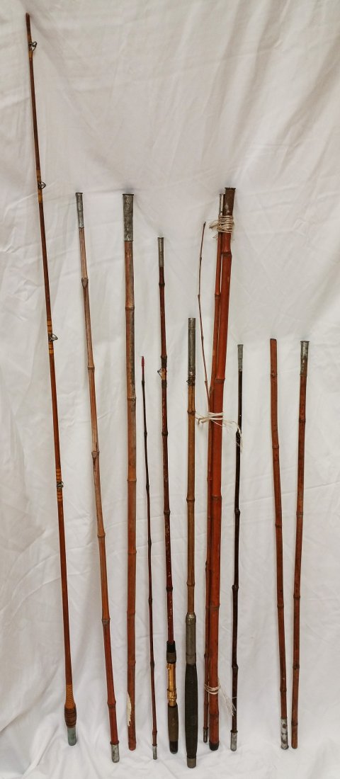 VINTAGE BAMBOO FISHING POLES (1 of 3)