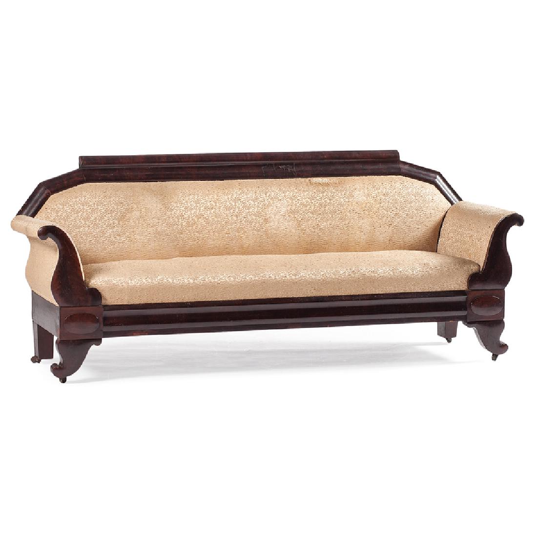 Late Classical Mahogany Sofa (1 of 3)