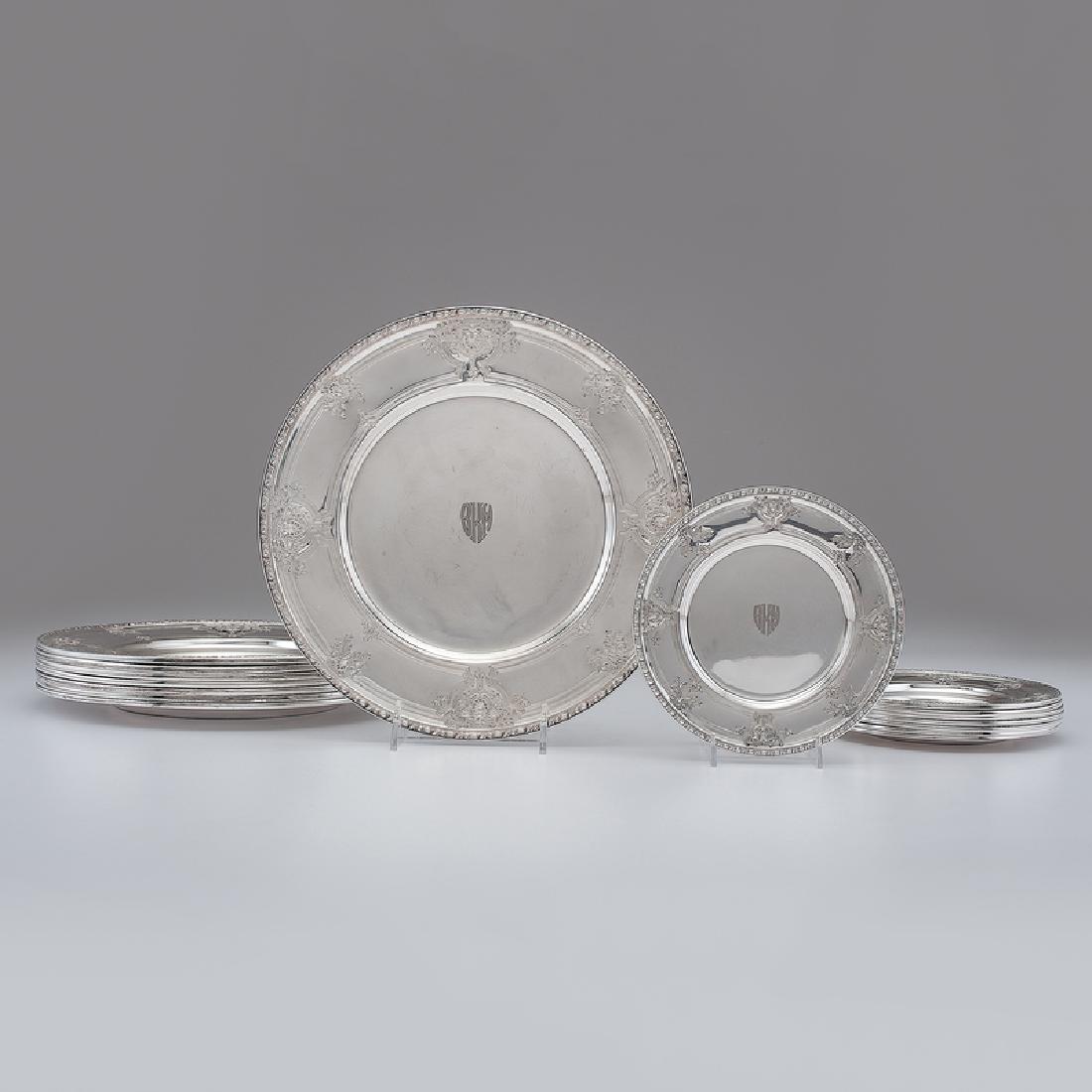 Watson Co. Sterling Plates, Navarre Pattern (1 of 3)