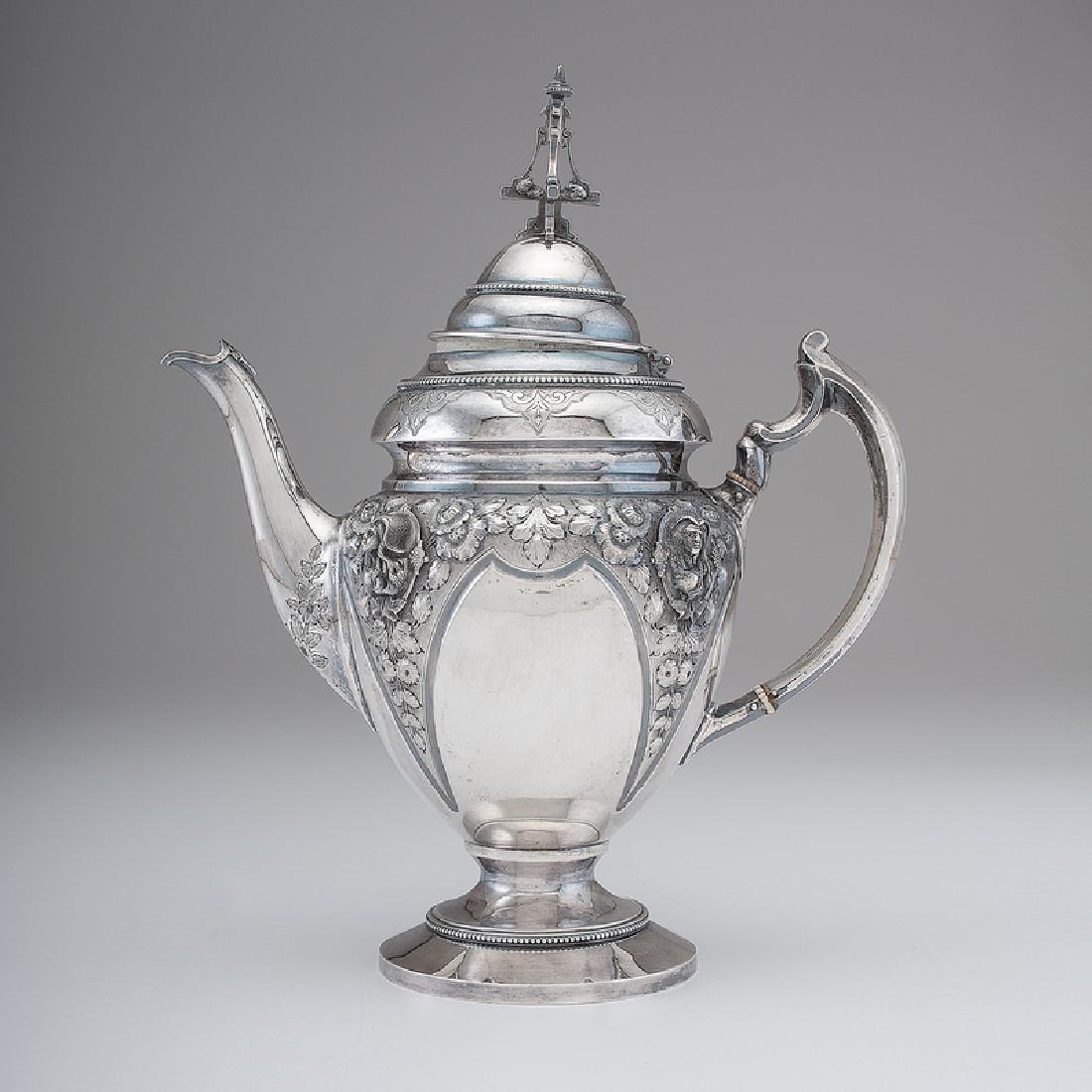 John Cook Coin Silver Coffee Pot (1 of 5)