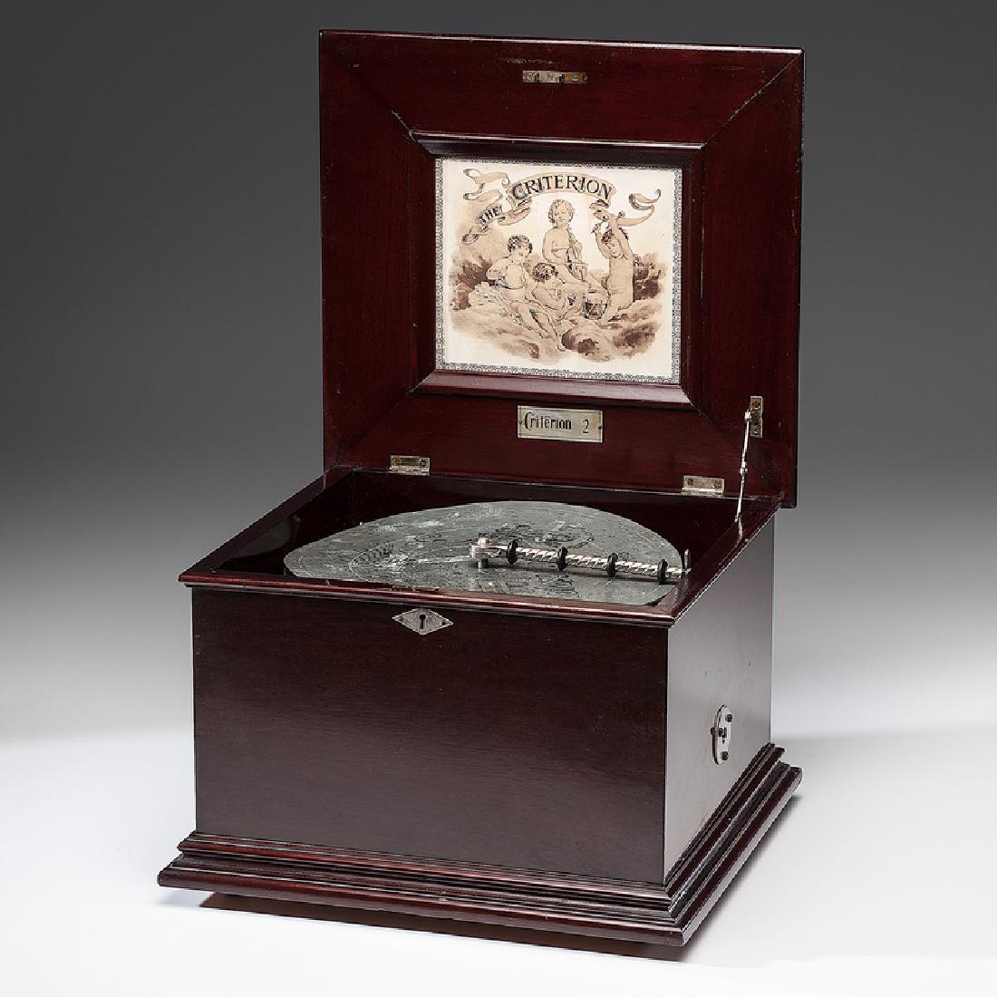 Criterion Double Comb Music Box