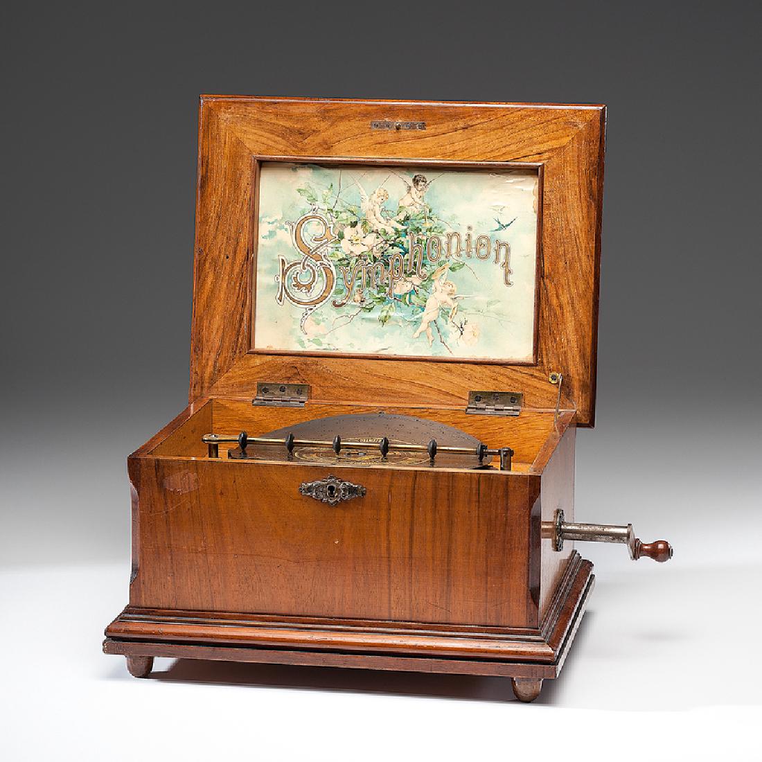 Symphonion Double Comb Disc Music Box (1 of 5)