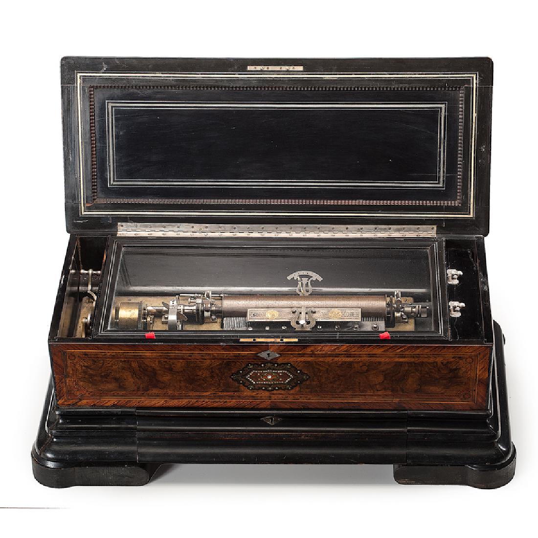 Swiss Music Box with Interchangeable Cylinders (1 of 7)