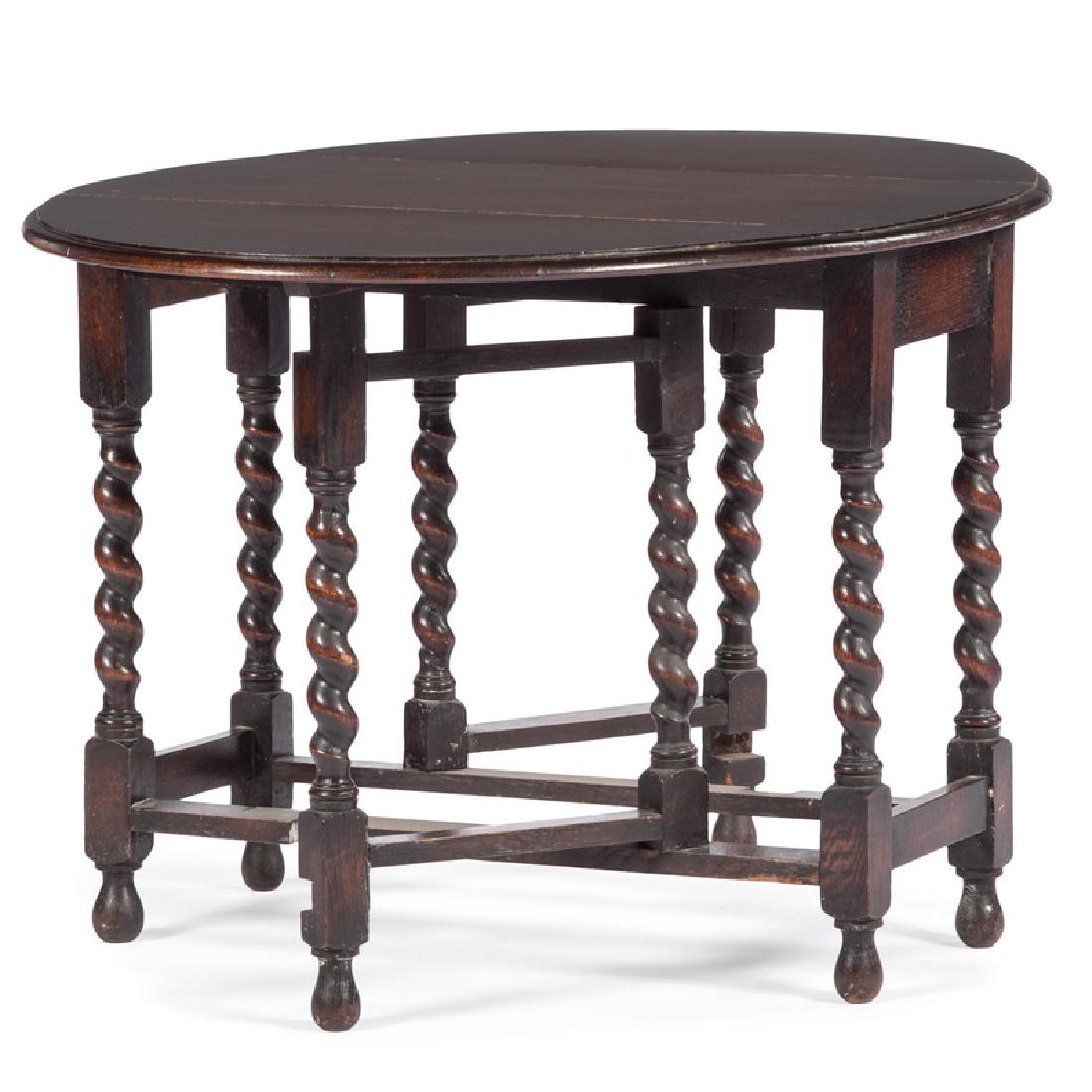 William and Mary Oak Gate-Leg Table (1 of 5)