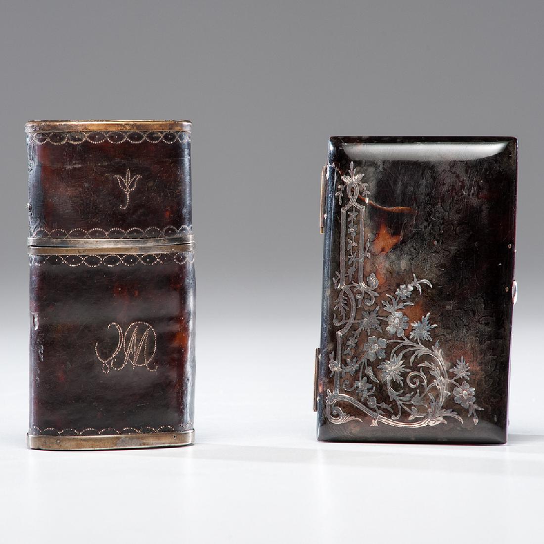 Tortoiseshell Cigar Box and Card Case (1 of 3)