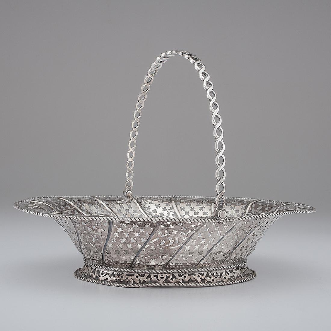 Georgian Sterling Silver Basket (1 of 3)