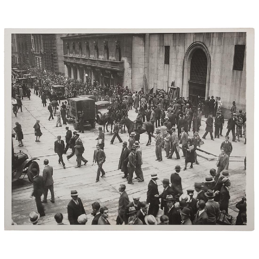 1929 Stock Market Crash, Press Photograph (1 of 1)