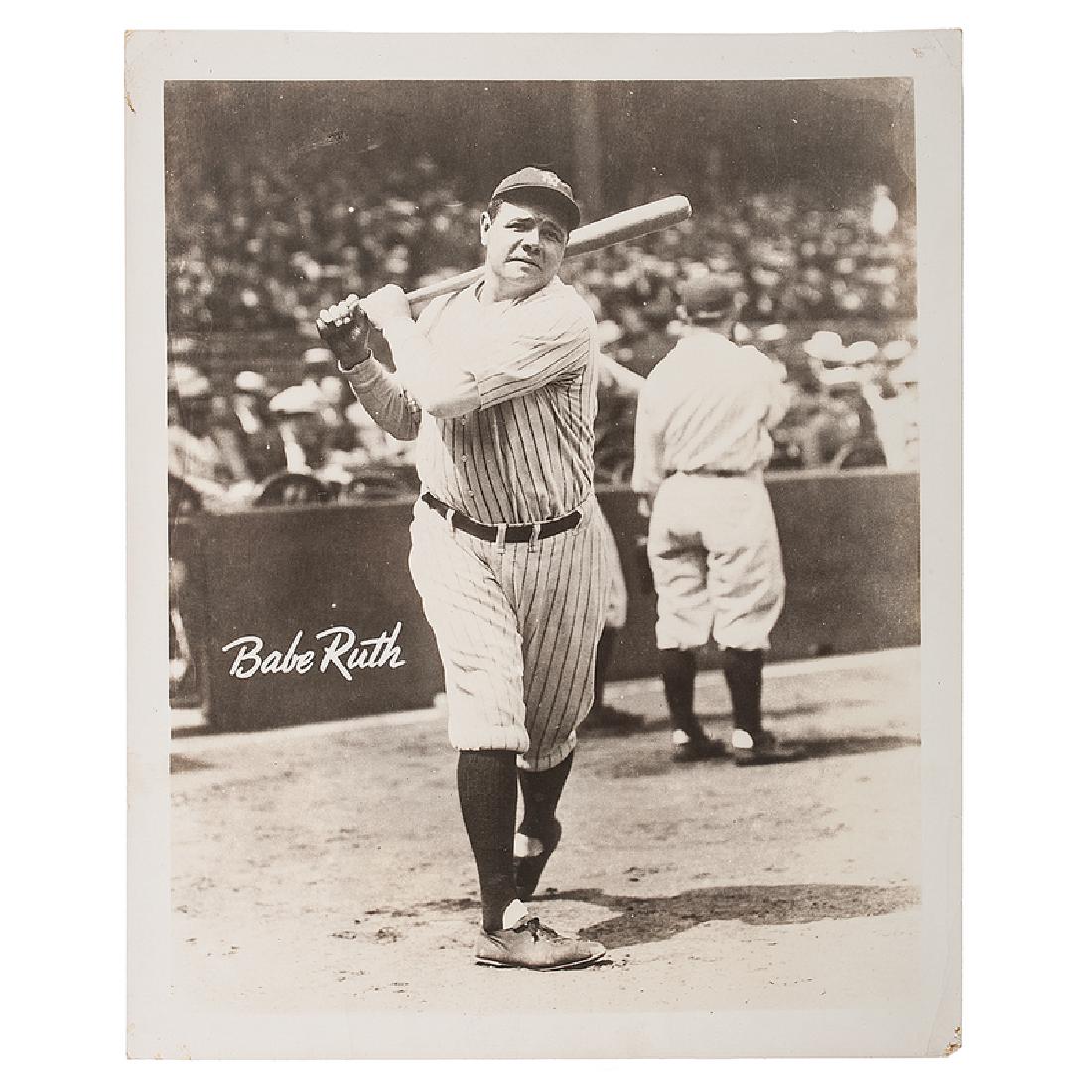 Babe Ruth and Lou Gehrig Press Photographs (1 of 3)